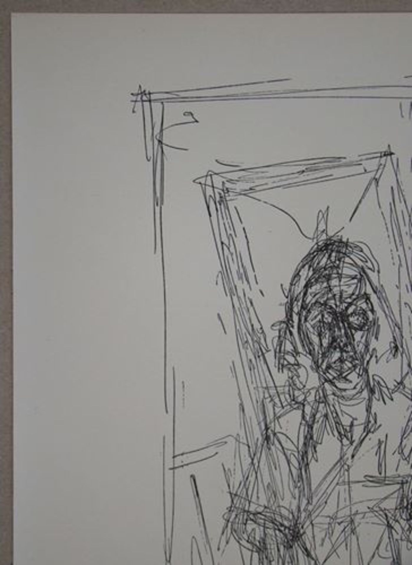 ALBERTO GIACOMETTI - Original lithograph on vellum paper after a drawing from [...] - Bild 4 aus 10