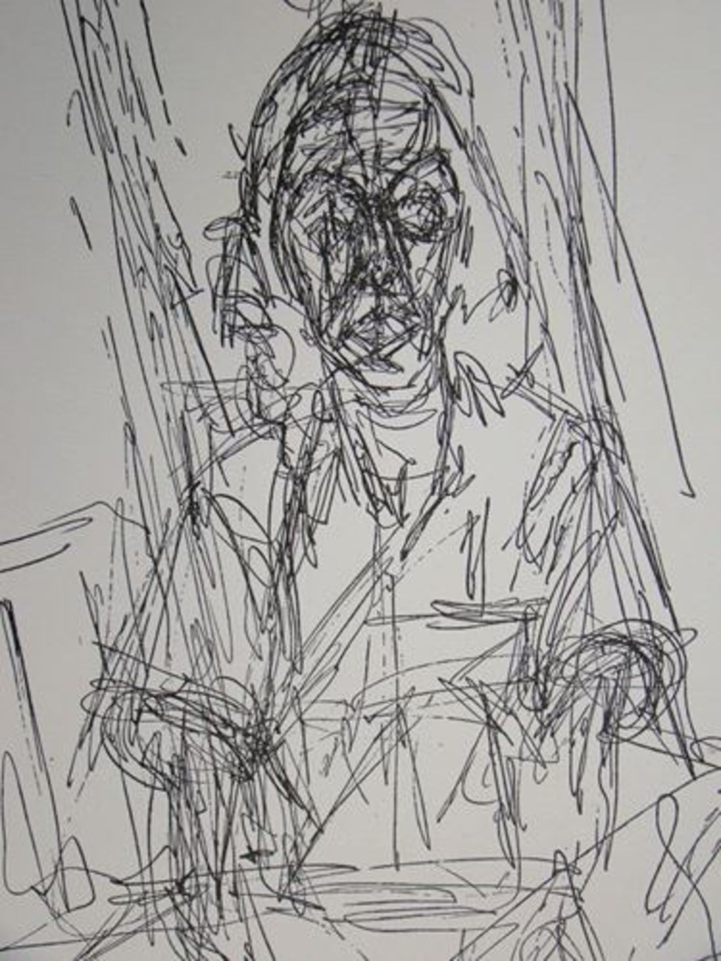 ALBERTO GIACOMETTI - Original lithograph on vellum paper after a drawing from [...] - Bild 8 aus 10