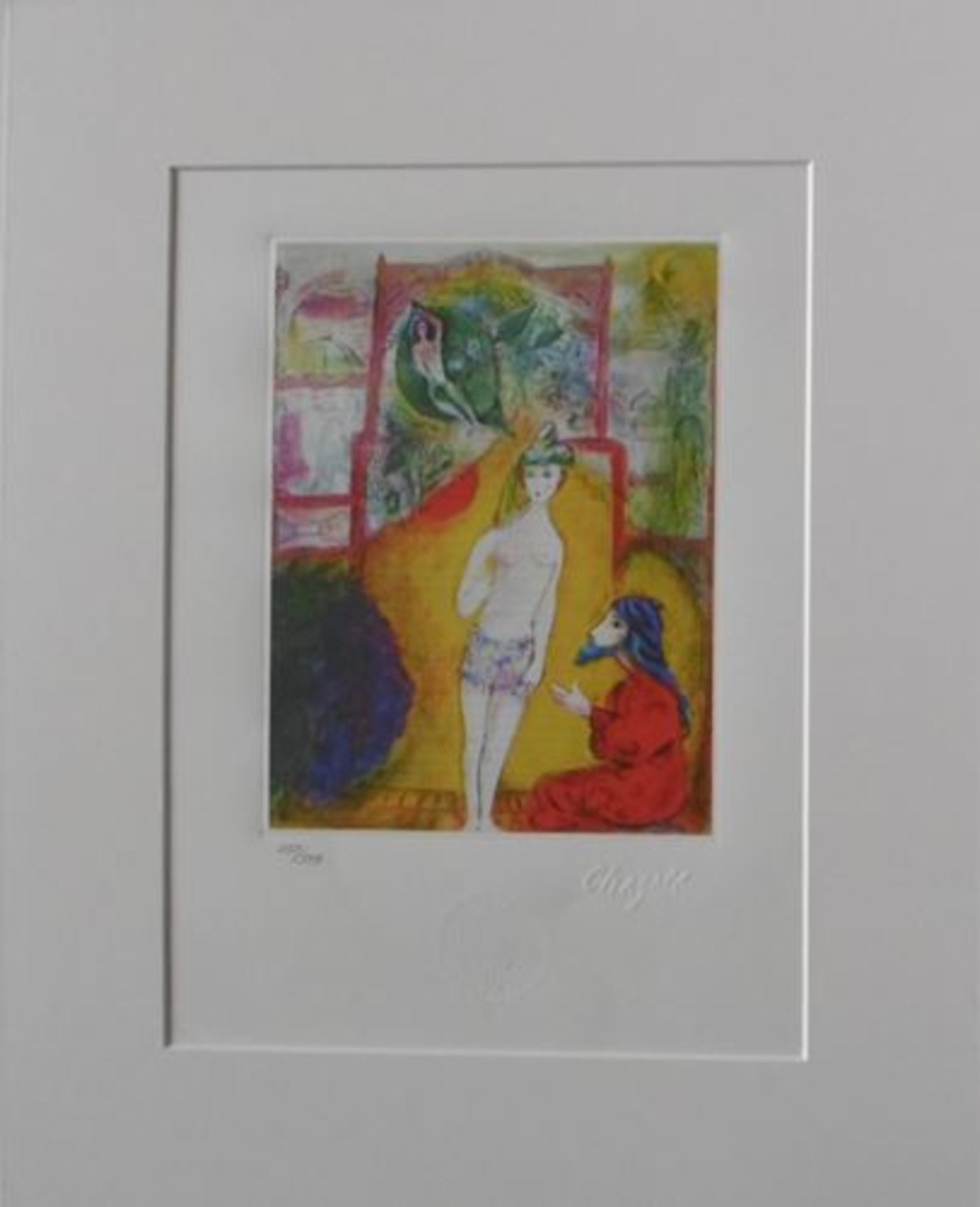 Marc CHAGALL (after) Thousand and One Nights Plate 1, 1985 Lithograph on handmade [...] - Bild 2 aus 5