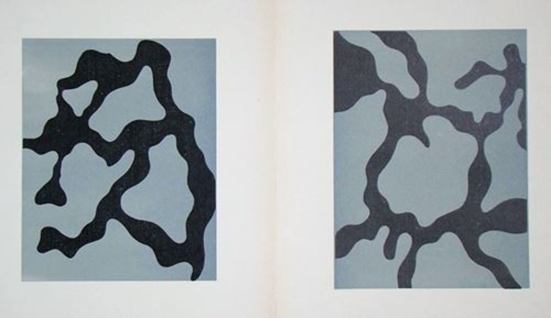 JEAN ARP - Relief I. + II. - 1954 Original wood-engravings in colours on wove paper, [...] - Bild 3 aus 6