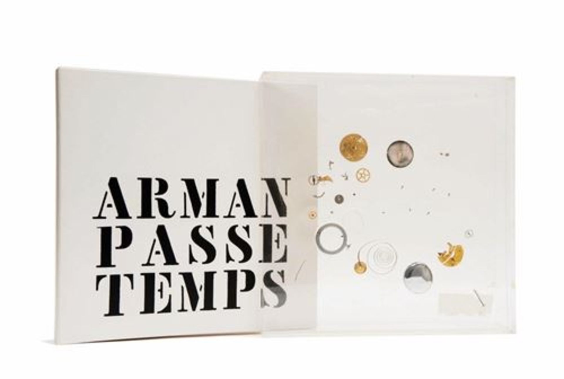 ARMAN (1928-2005) - Passe-Temps Art Book in Plexiglass box, numbered 14/150 Format: [...]
