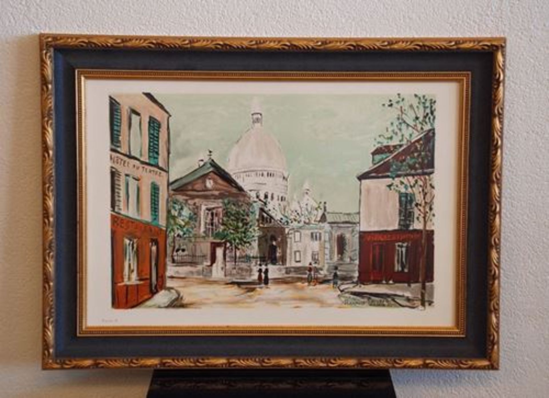 Maurice UTRILLO (1883 - 1955) (after) - Eglise Saint-Pierre, Place du Tertre à [...] - Bild 2 aus 2