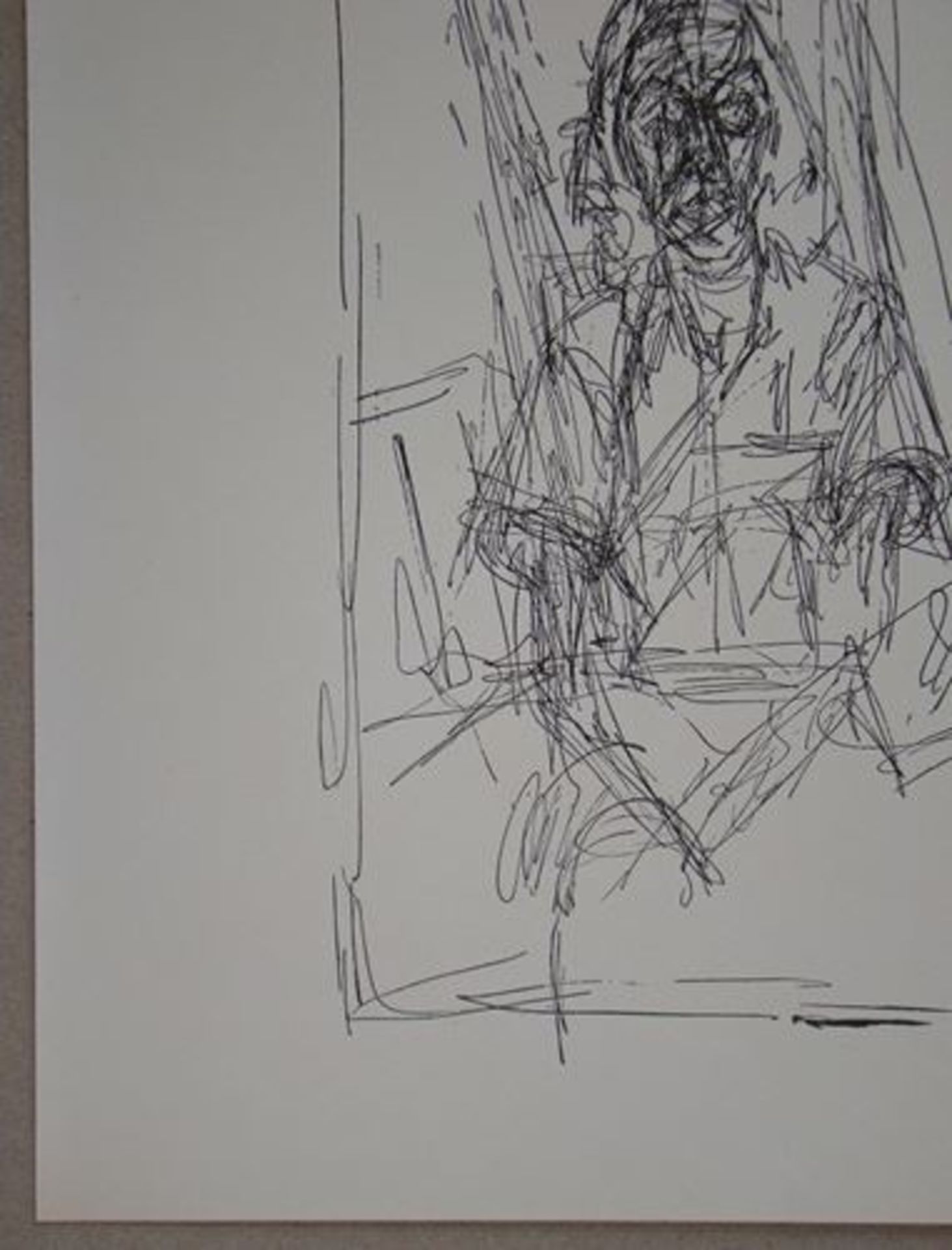 ALBERTO GIACOMETTI - Original lithograph on vellum paper after a drawing from [...] - Bild 6 aus 10