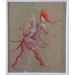 Leonor Fini - Les Fruits de la passion 5 Lithograph on paper Plate signed & not [...]