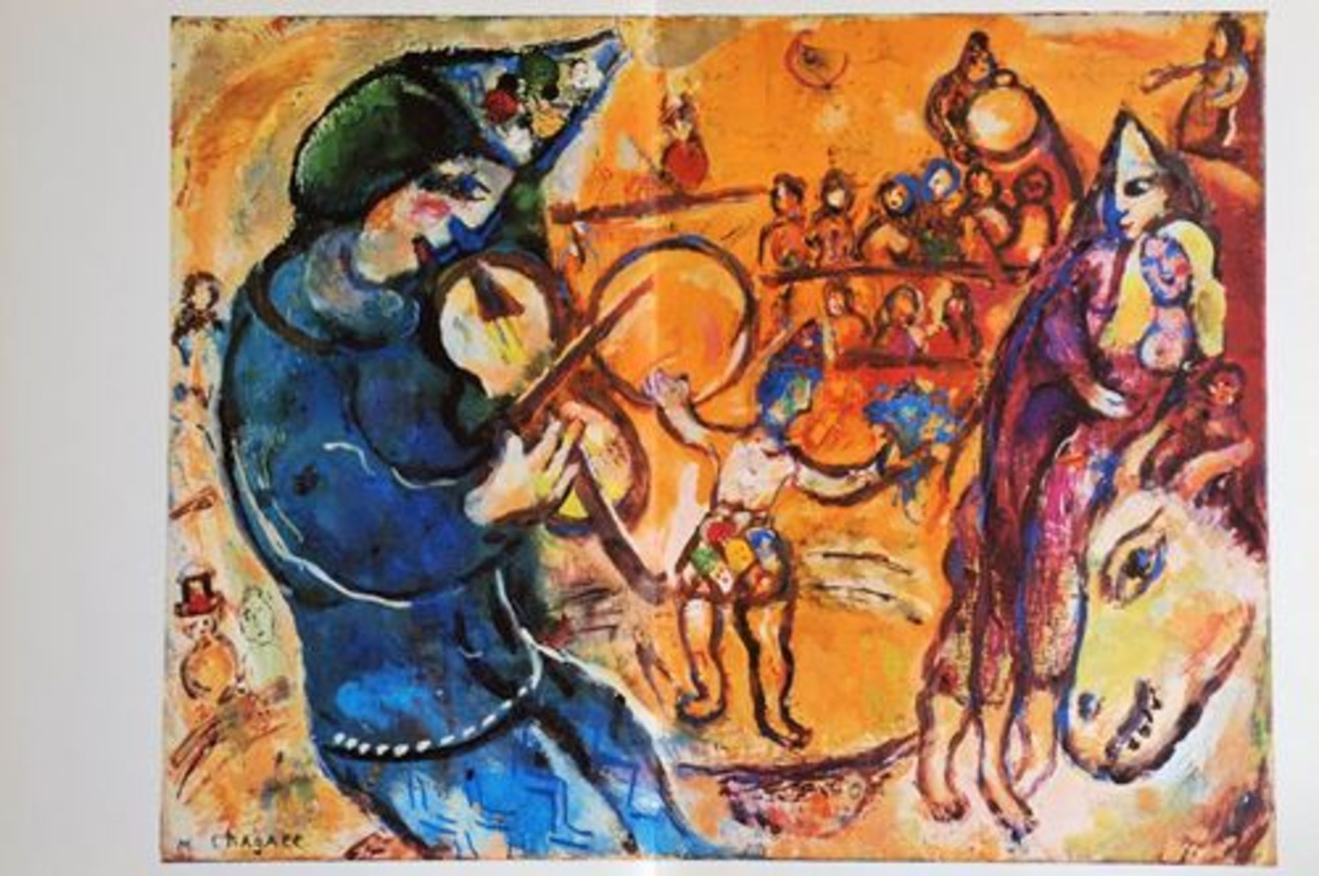 Marc Chagall - Le Cirque d'Izis 4 Lithograph on paper Plate signed & not [...]