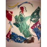 Marc Chagall - Fondation Marguerite et Aimé Maeght Lithograph After "la maquette de [...]