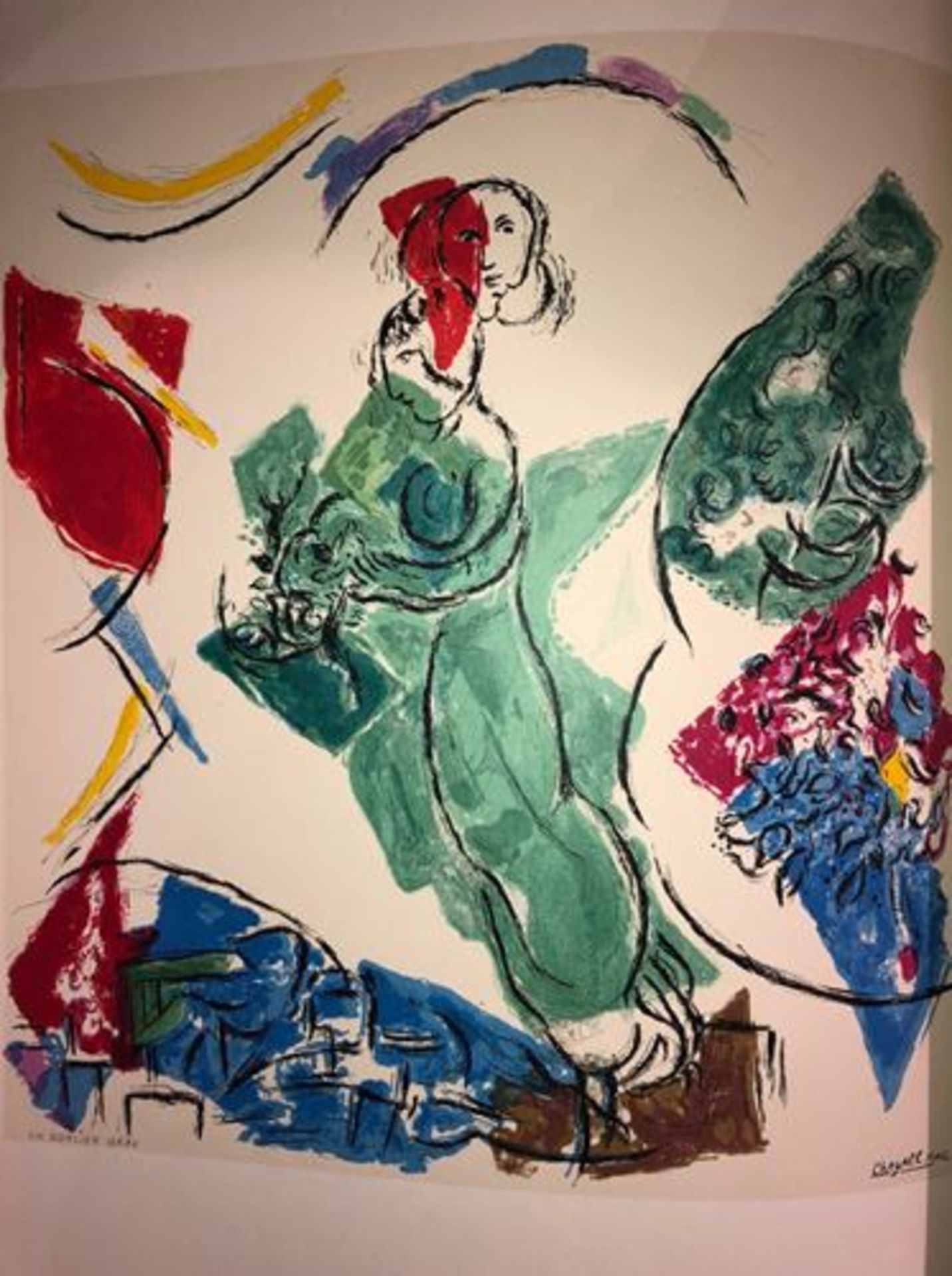 Marc Chagall - Fondation Marguerite et Aimé Maeght Lithograph After "la maquette de [...]