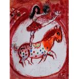 Marc Chagall - Le Cirque d'Izis Lithograph on paper Plate signed & not [...]