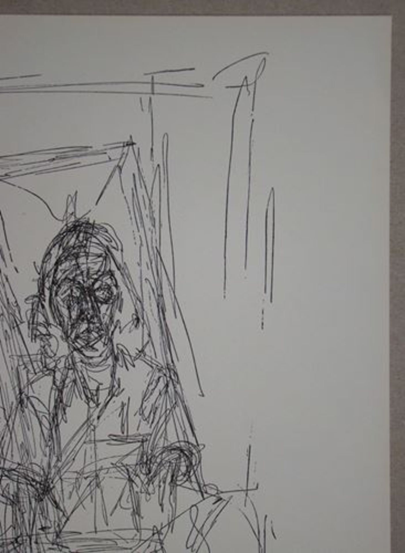 ALBERTO GIACOMETTI - Original lithograph on vellum paper after a drawing from [...] - Bild 5 aus 10