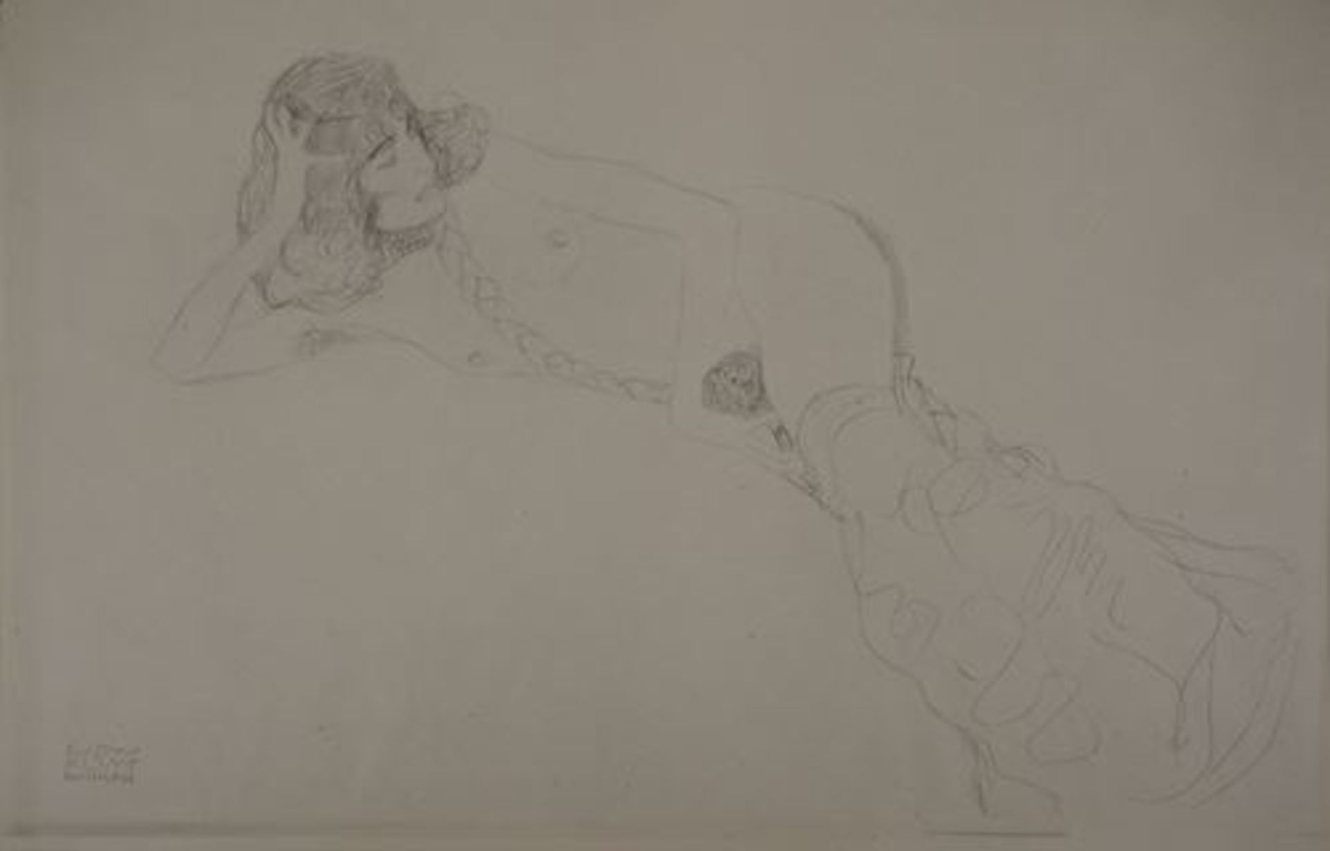 Gustav Klimt Reclining Nude, 1929 Lithograph (collotype technique) Signed in the [...] - Bild 5 aus 6