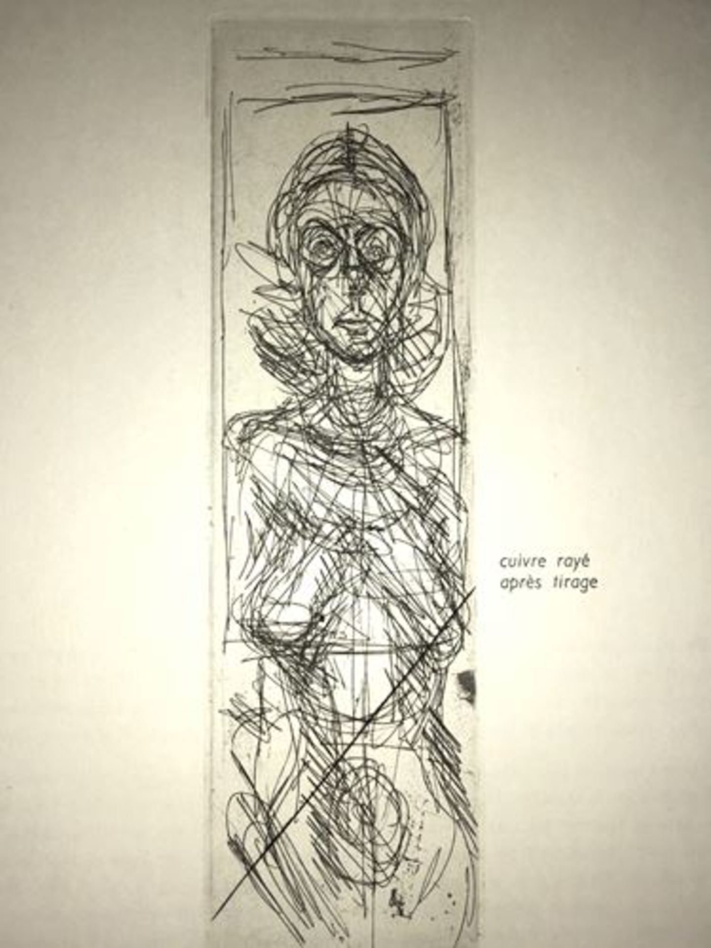 Alberto Giacometti - Derriere le Miroir 10 ans D'édition Original etching From [...]