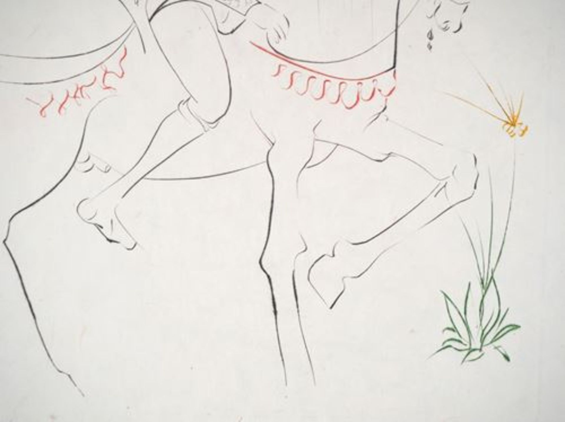 Salvador DALI Lady Godiva Original lithograph on Vélin paper Plate signed Armand [...] - Bild 3 aus 8