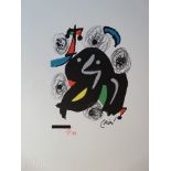 Joan Miro - La mélodie acide Chromolithograph - 1983 Signed in the [...]