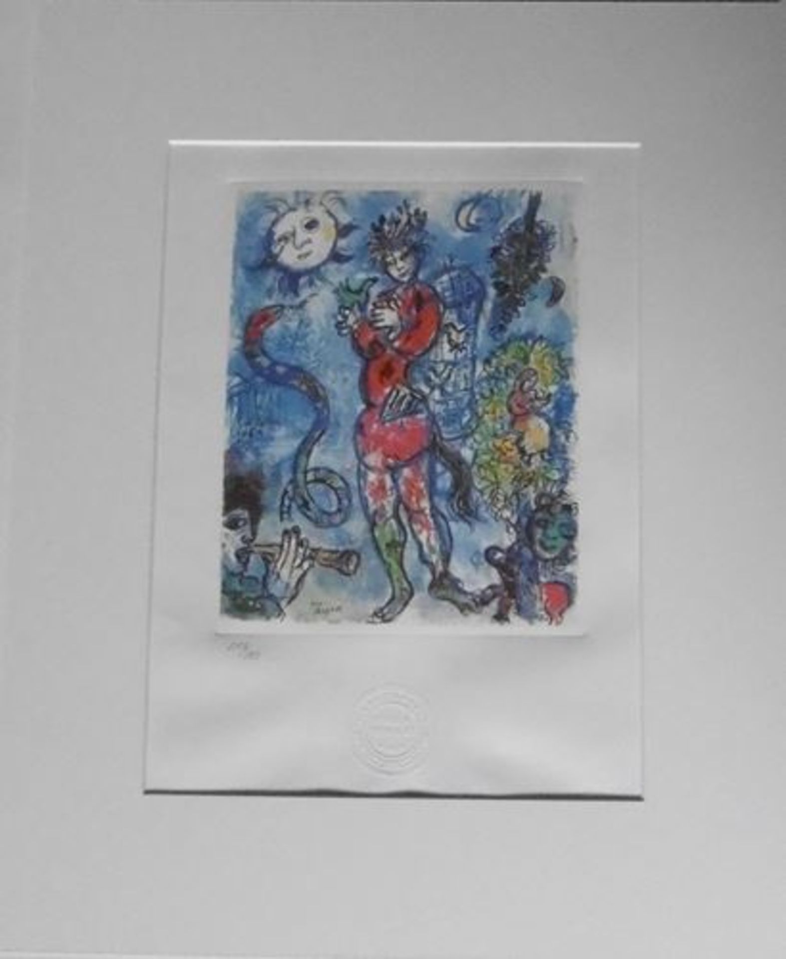 Marc Chagall (1887-1985) (after) - The Flautist, SPADEM prestige edition to [...] - Bild 2 aus 4