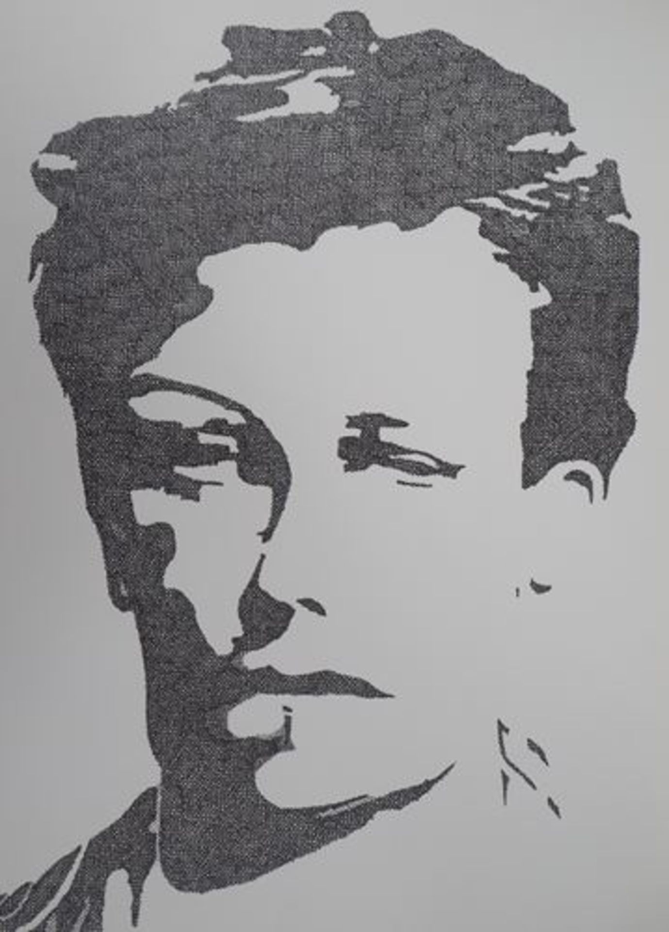 Robert RIOU Portrait of Rimbaud, 1989 Original lithograph Signed in the plate [...]