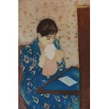 Mary CASSATT (d'après) The bath of the child Engraving (dry point, vernis mou and [...]