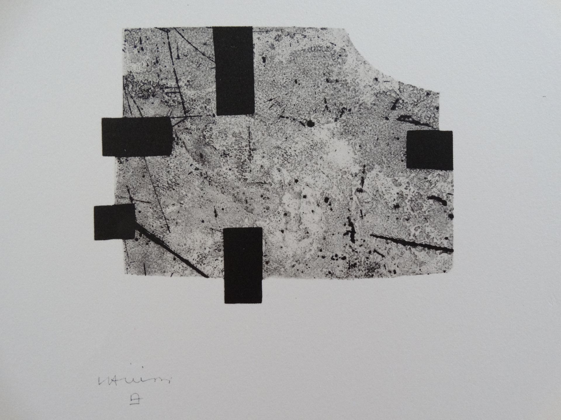 Eduardo Chillida (d'après) - Composition Dimensions: 40x30 cm avec [...] - Bild 2 aus 7