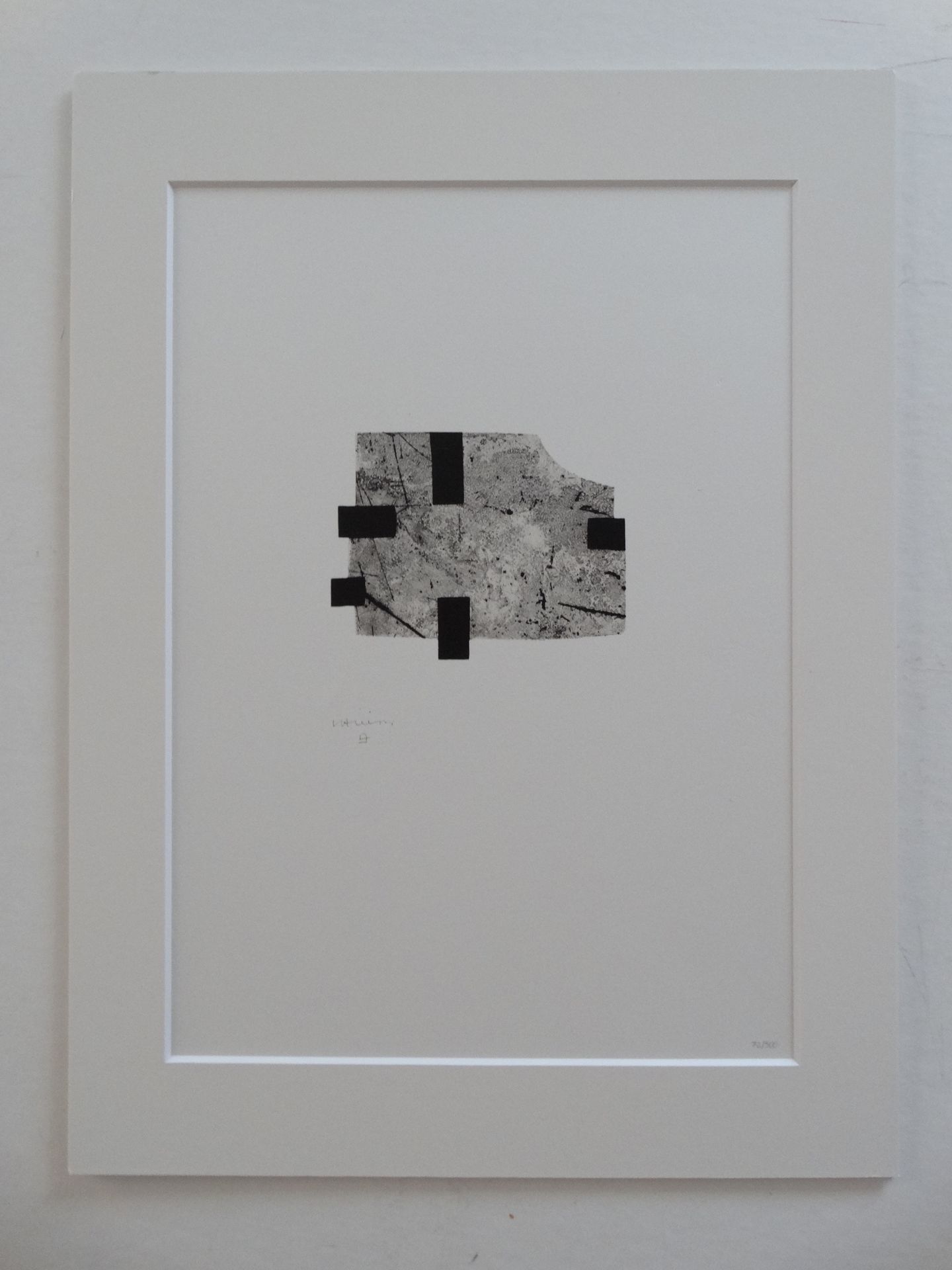 Eduardo Chillida (d'après) - Composition Dimensions: 40x30 cm avec [...] - Bild 7 aus 7