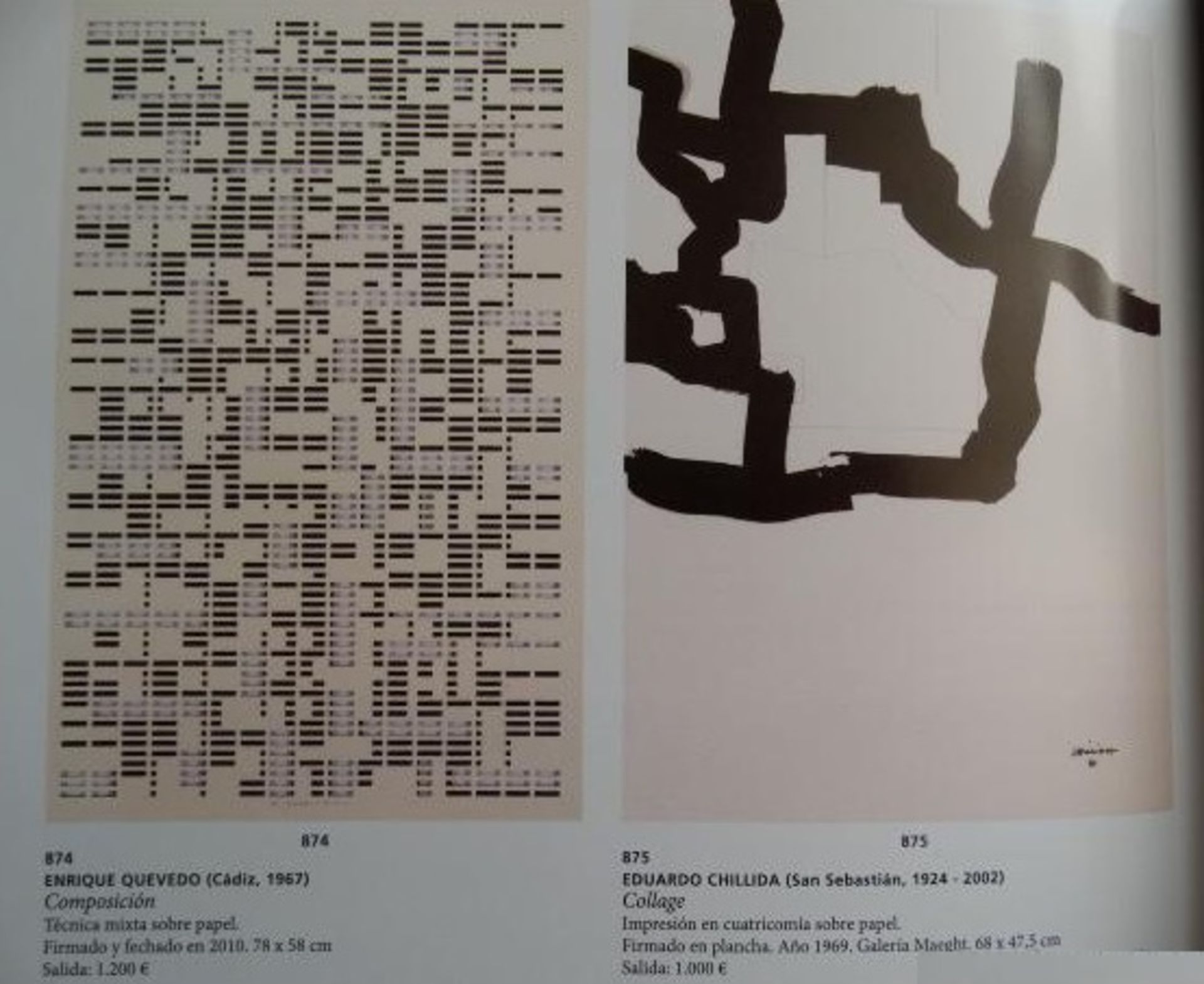 Eduardo Chillida Dimensions: 68 × 47,5 cm Signé dans l'impression Condition: [...] - Bild 8 aus 9