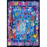 James Rizzi Montreux Jazz 1997 Sérigraphie 1997 100 x 70 cm ___Après la vente [...]