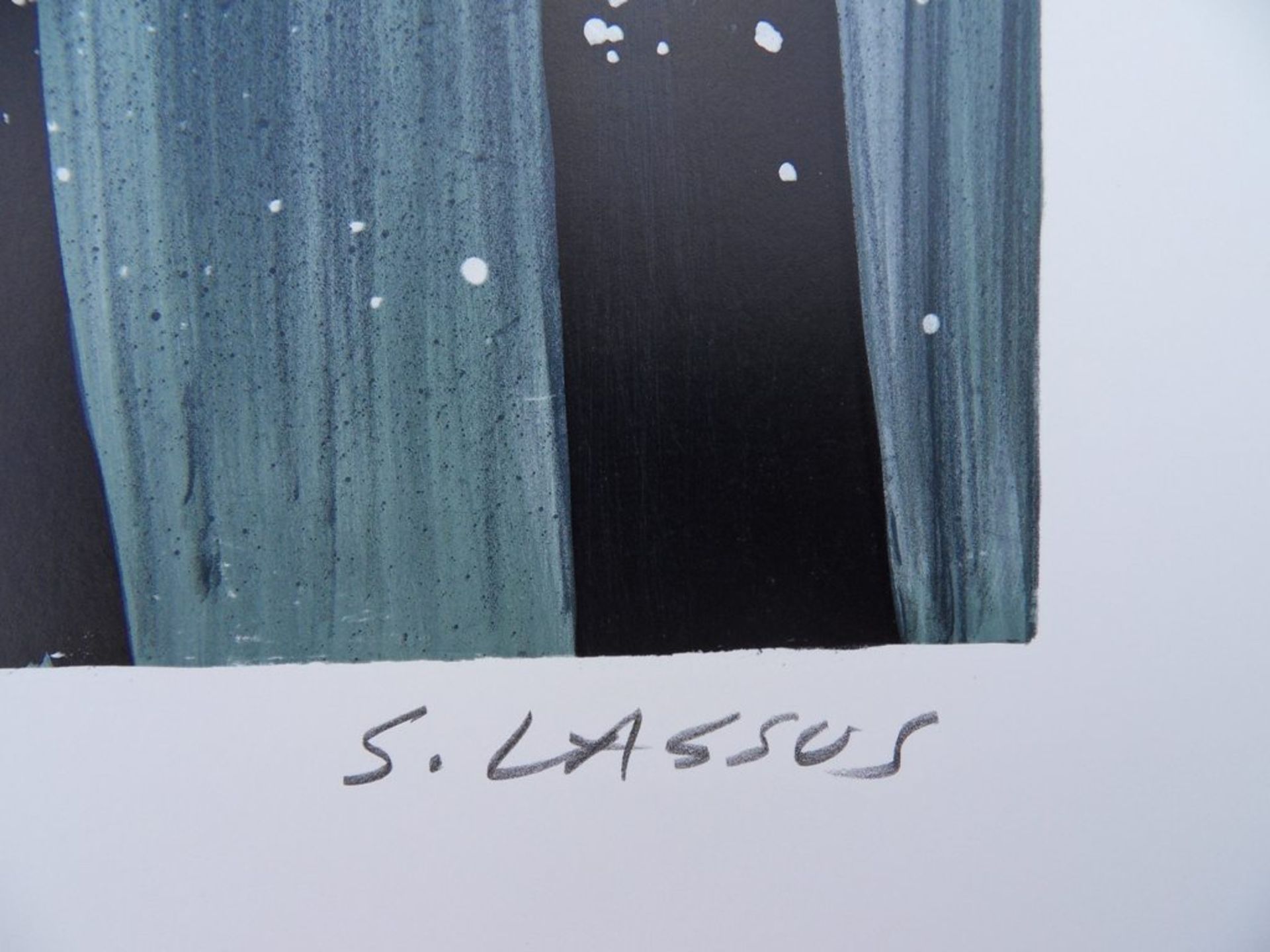 Serge LASSUS (1933-) Cavaliers en Hiver - Lithographie originale signée et [...] - Bild 5 aus 5