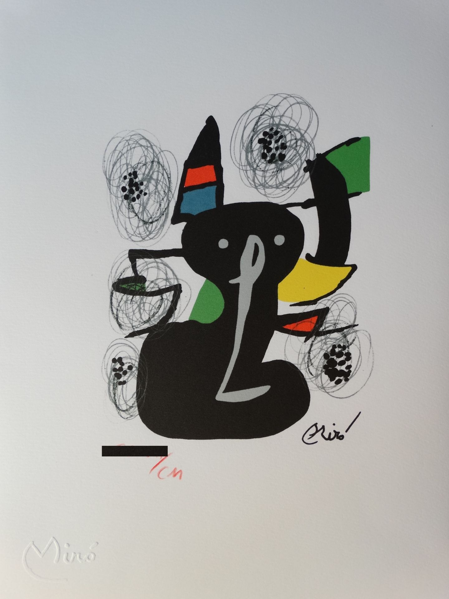 Joan Miro - La mélodie acide Chromolithographie - 1983 Signée dans la [...] - Bild 5 aus 5