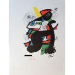 Joan Miro - La mélodie acide Chromolithographie - 1983 Signée dans la [...]