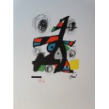Joan Miro - La mélodie acide Chromolithographie - 1983 Signée dans la [...]