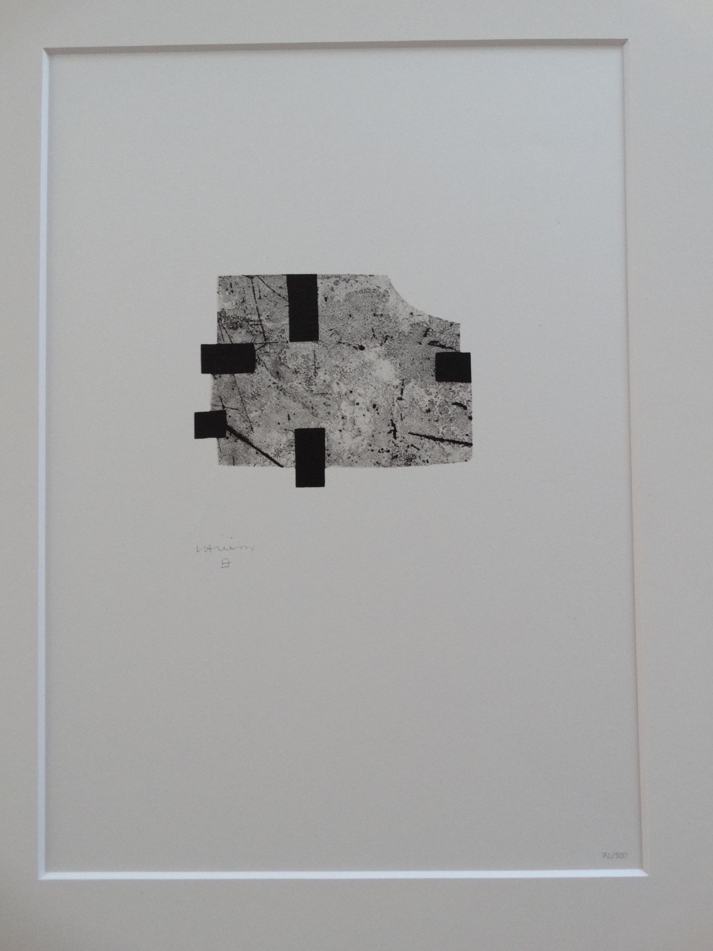 Eduardo Chillida (d'après) - Composition Dimensions: 40x30 cm avec [...] - Bild 5 aus 7