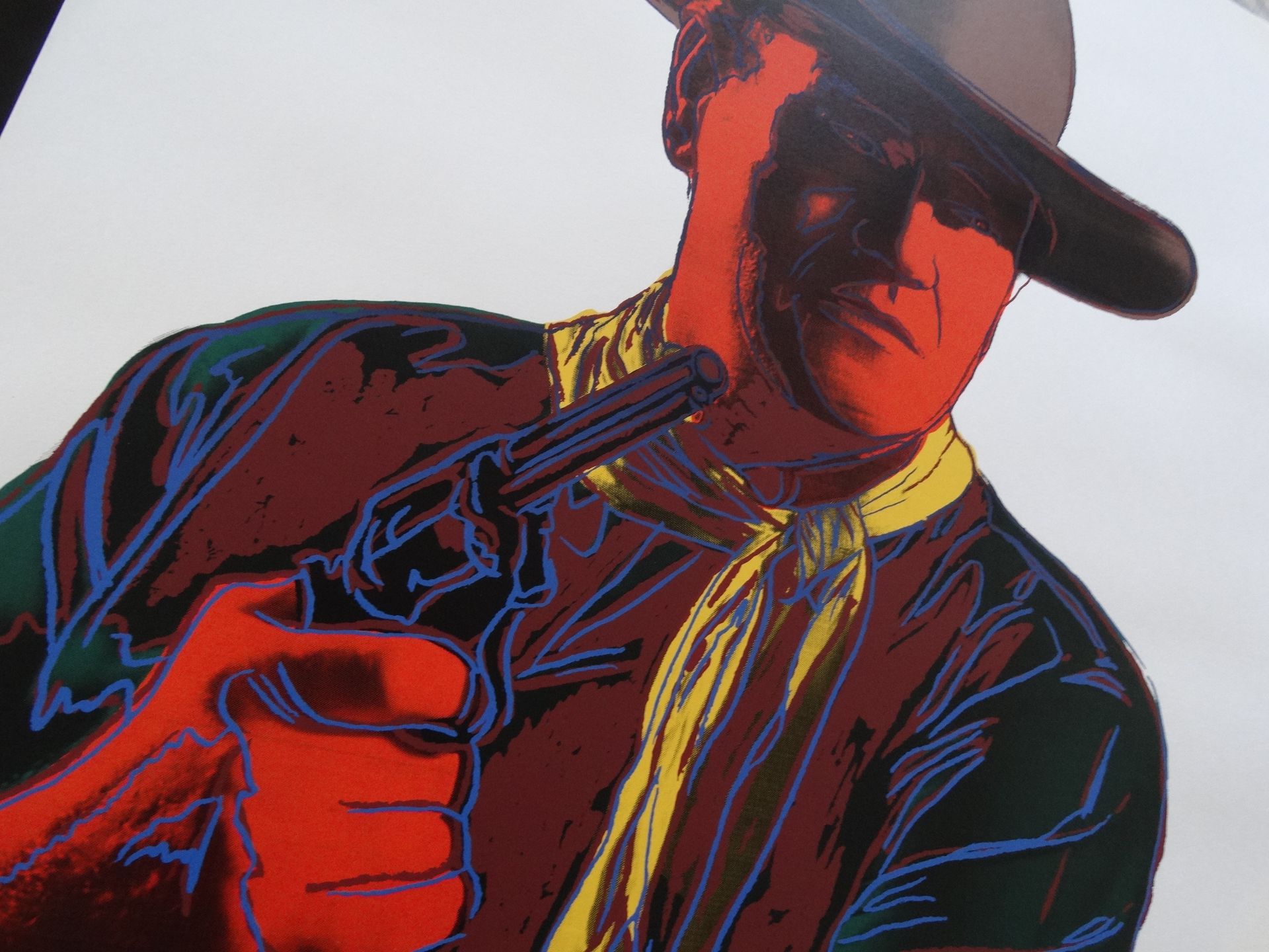 Andy Warhol - "John Wayne",1986 - Sérigraphie en couleurs du Lenox Museum Board, [...] - Bild 7 aus 8