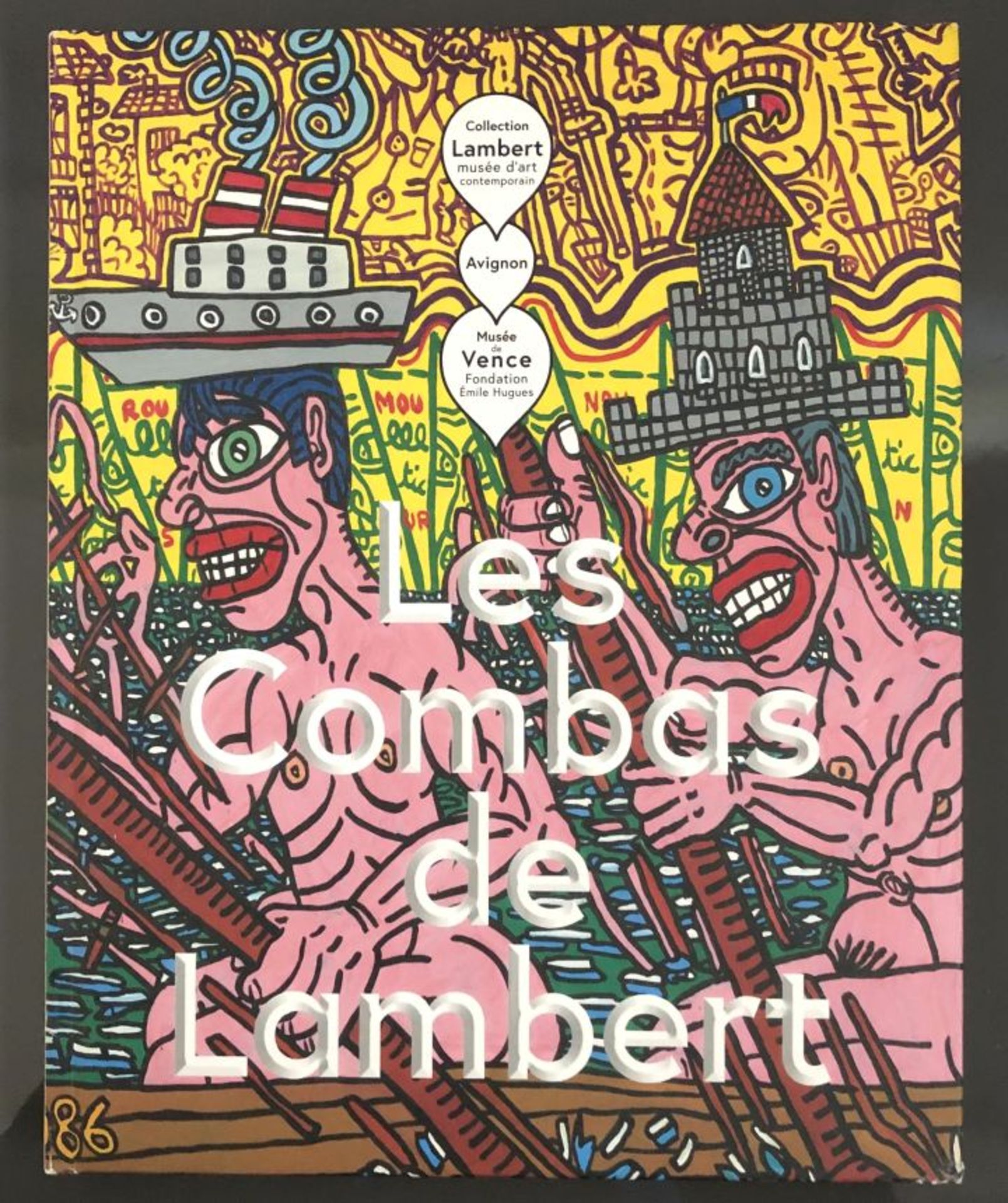 Robert COMBAS Dessin au marker dans le livre "Les Combas de Lambert" Signé par [...] - Bild 3 aus 3