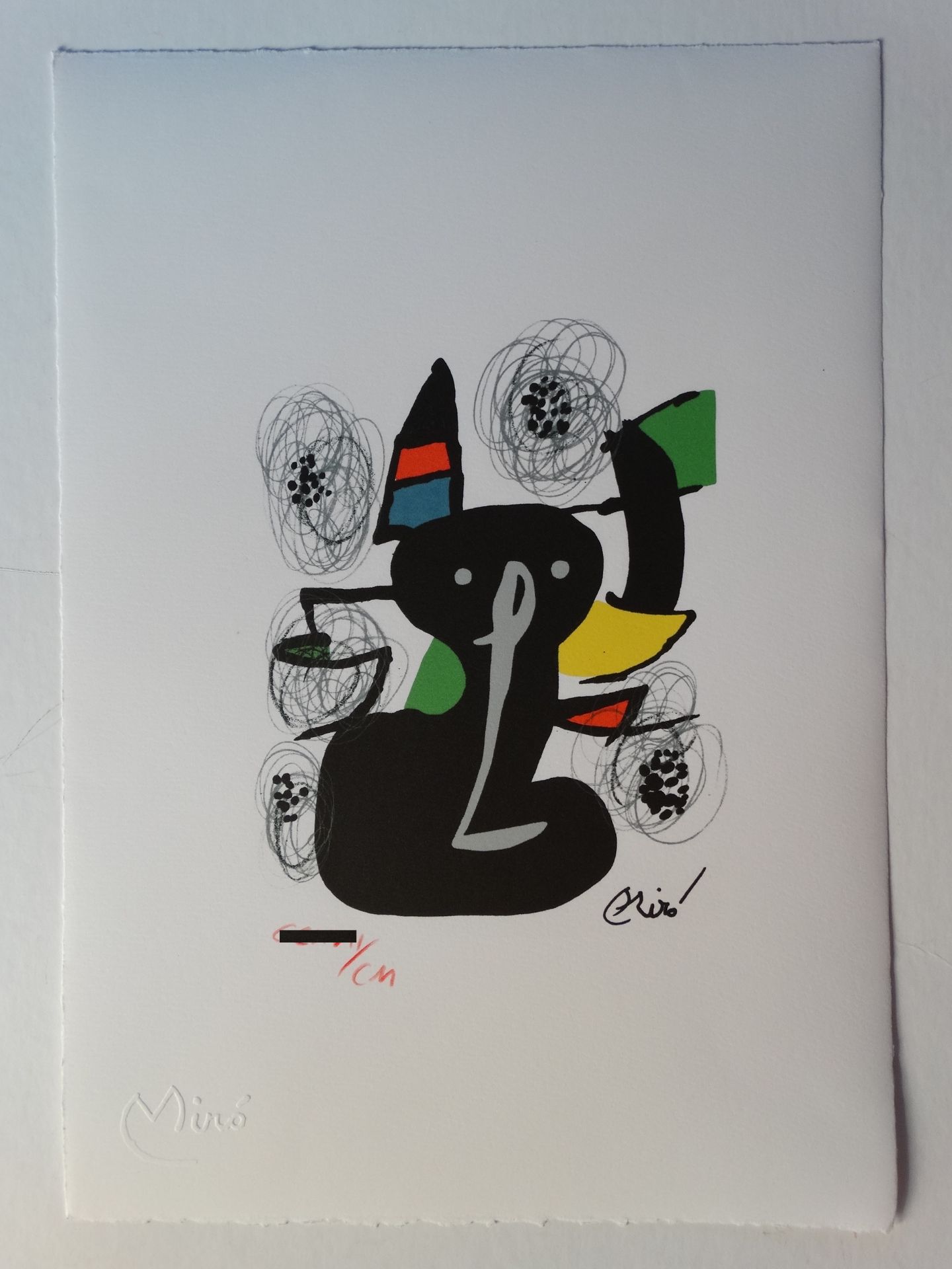 Joan Miro - La mélodie acide Chromolithographie - 1983 Signée dans la [...] - Bild 4 aus 5