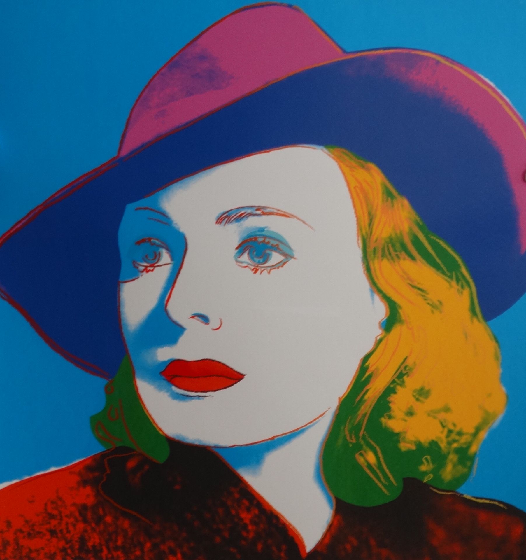 ANDY WARHOL (American, 1928-1987) Ingrid Bergman. Sérigraphie en couleurs de [...]