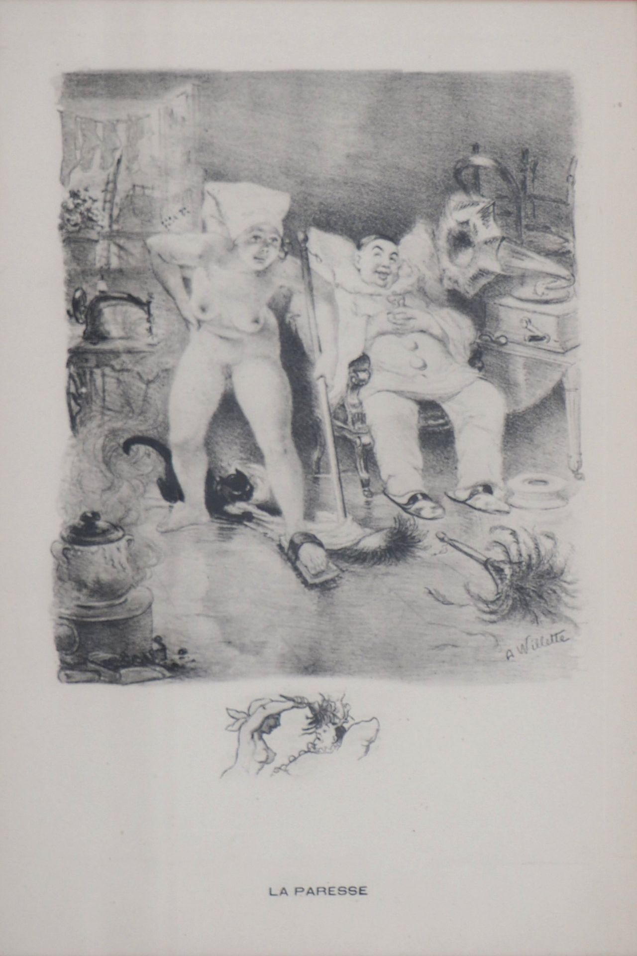 Adolphe Léon WILLETTE Les pêchers capitaux Ensemble de sept gravures [...] - Bild 31 aus 33