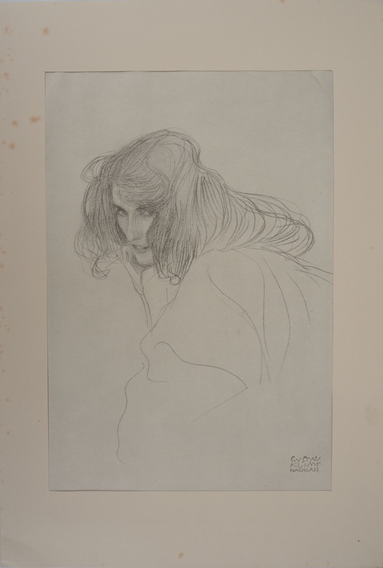 Gustav Klimt Study of a Woman, 1929 Lithograph (collotype technique) Signed in the [...]