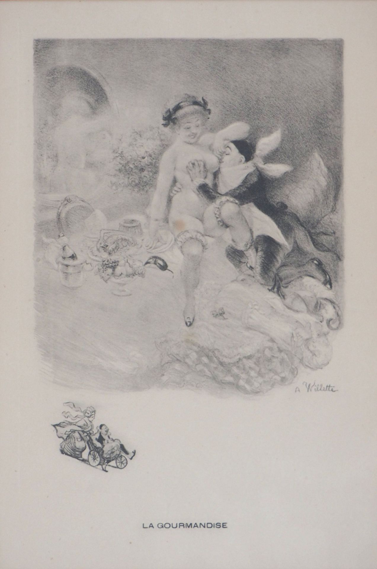 Adolphe Léon WILLETTE Les pêchers capitaux Ensemble de sept gravures [...] - Bild 3 aus 33