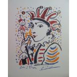 Pablo PICASSO (d'après) Carnaval : le fou du roi Lithographie offset (impression ton [...]