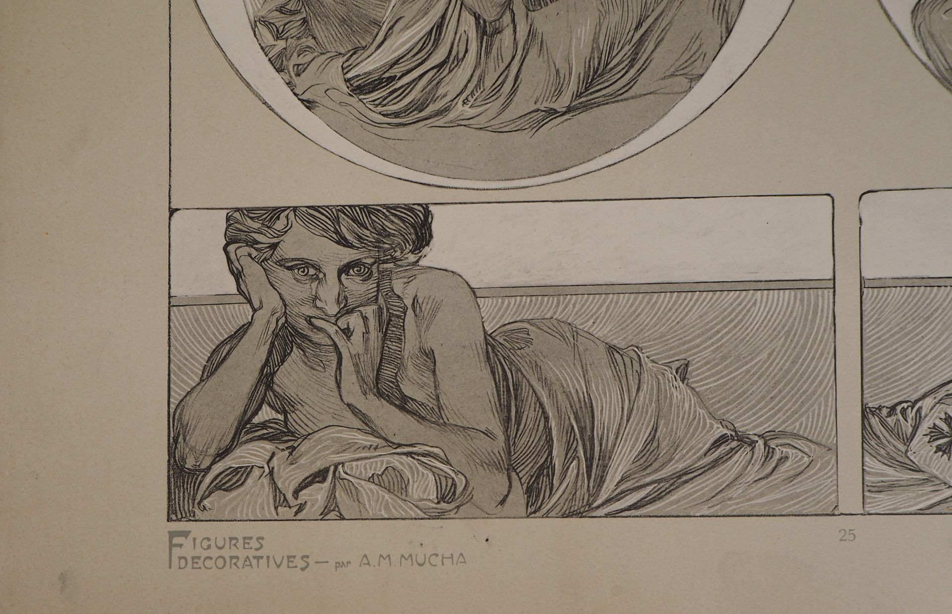 Alphonse MUCHA Le modèle nu, 1902 Lithographie Signée dans la planche Sur papier [...] - Bild 4 aus 4