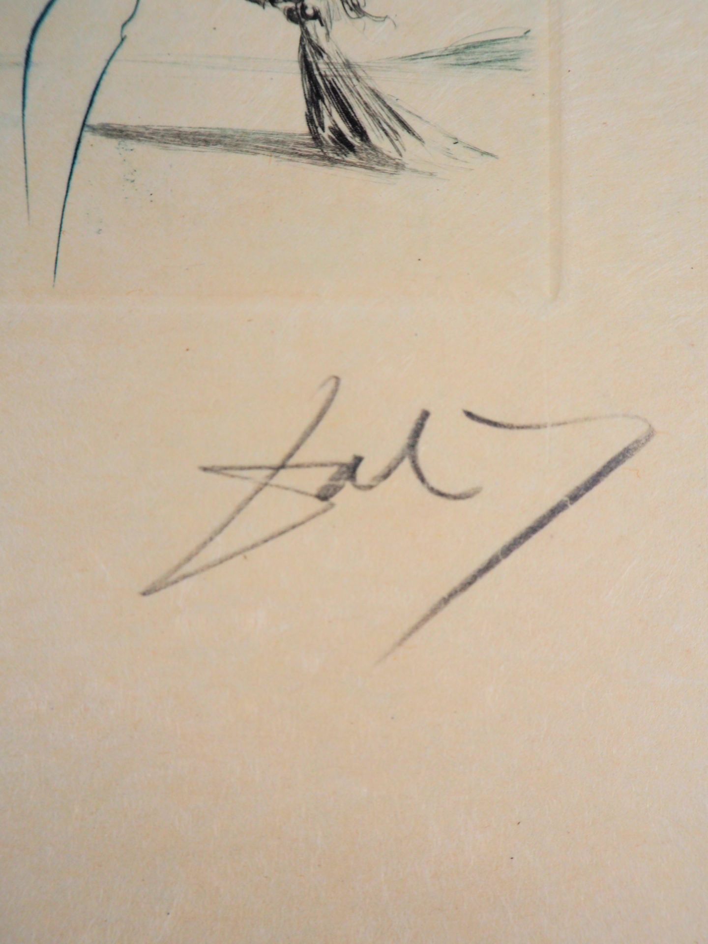 Salvador DALI Shakespeare "Mesure pour mesure" Pointe-sèche originale Signée au [...] - Bild 4 aus 6