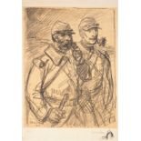 Théophile Alexandre STEINLEN Officiers à la pipe et à la rose Lithographie [...]