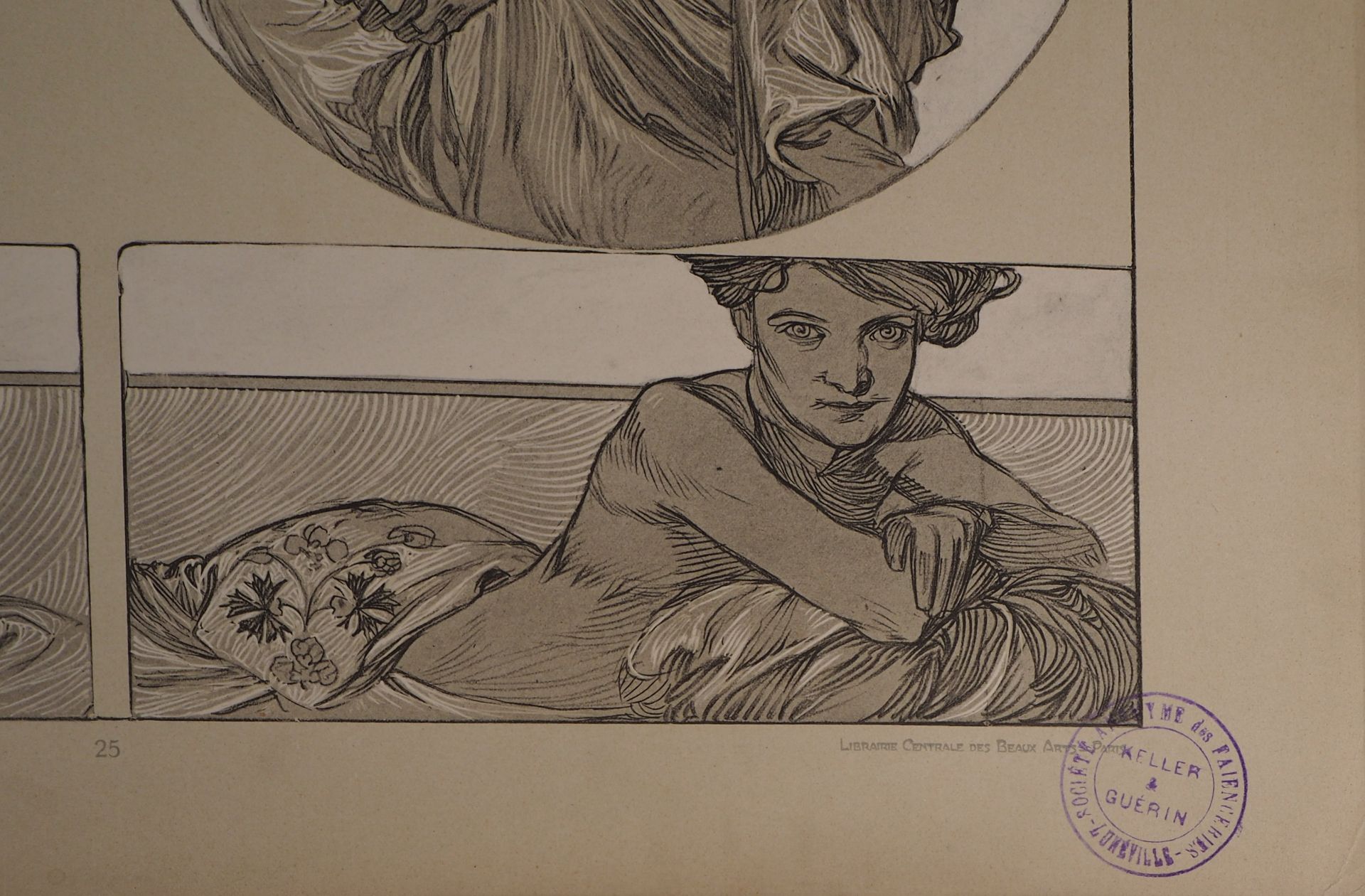 Alphonse MUCHA Le modèle nu, 1902 Lithographie Signée dans la planche Sur papier [...] - Bild 3 aus 4