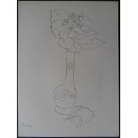 Henri MATISSE (1869-1954) (d'après) Vase au citron Lithographie d'après un dessin [...]