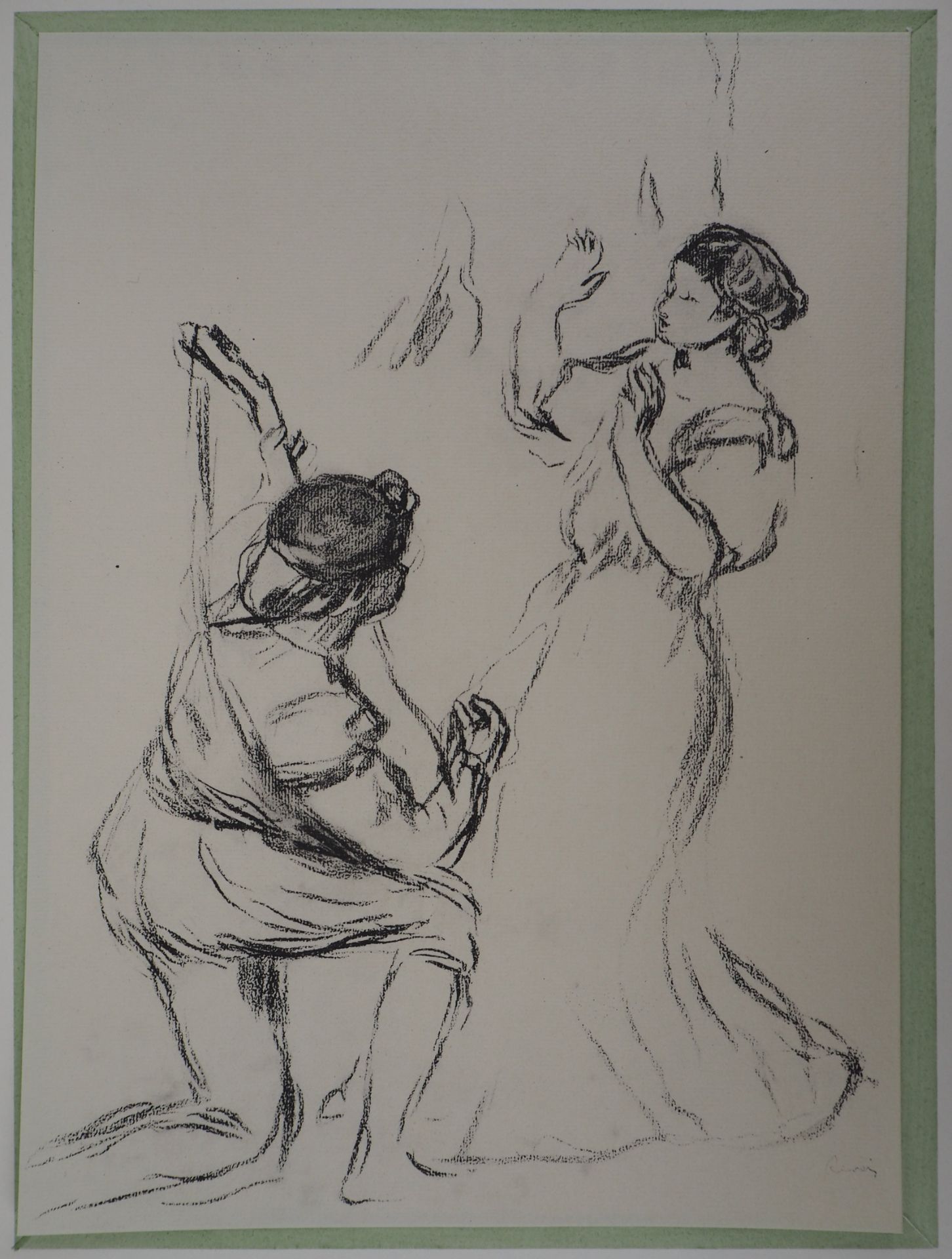 Auguste RENOIR (1841-1919) (after) Serenade Lithograph after a charcoal drawing On [...] - Bild 2 aus 9