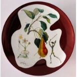 DALI Salvador Don Quichotte Pear Original porcelain plate created by hand Red [...]