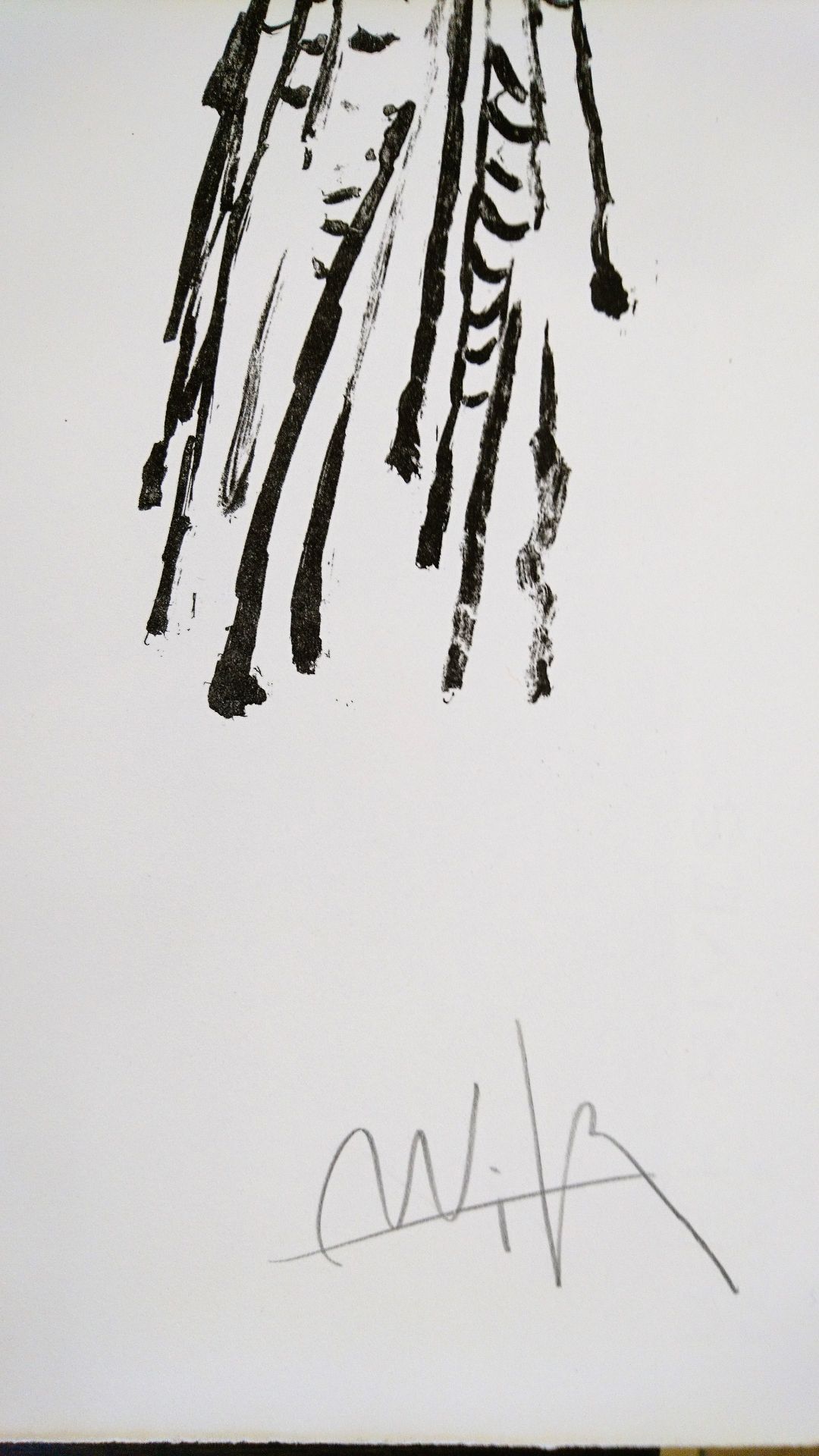 Wilfredo Lam - Figure blanche et noire Original lithograph on Arches paper Signed in [...] - Bild 3 aus 3