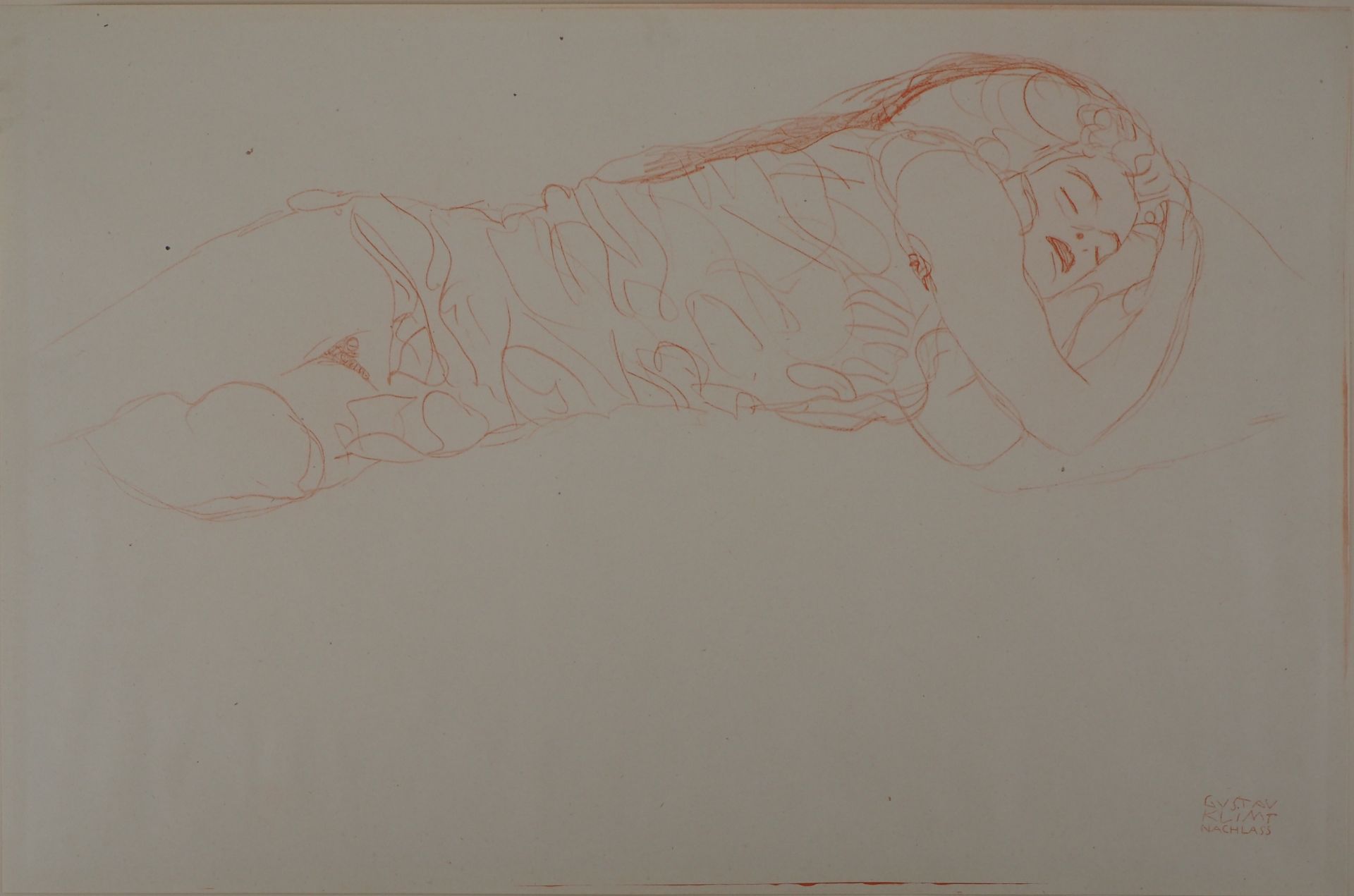 Gustav Klimt Femme endormie, 1929 Lithographie (technique du collotype) Signée dans [...] - Bild 5 aus 6