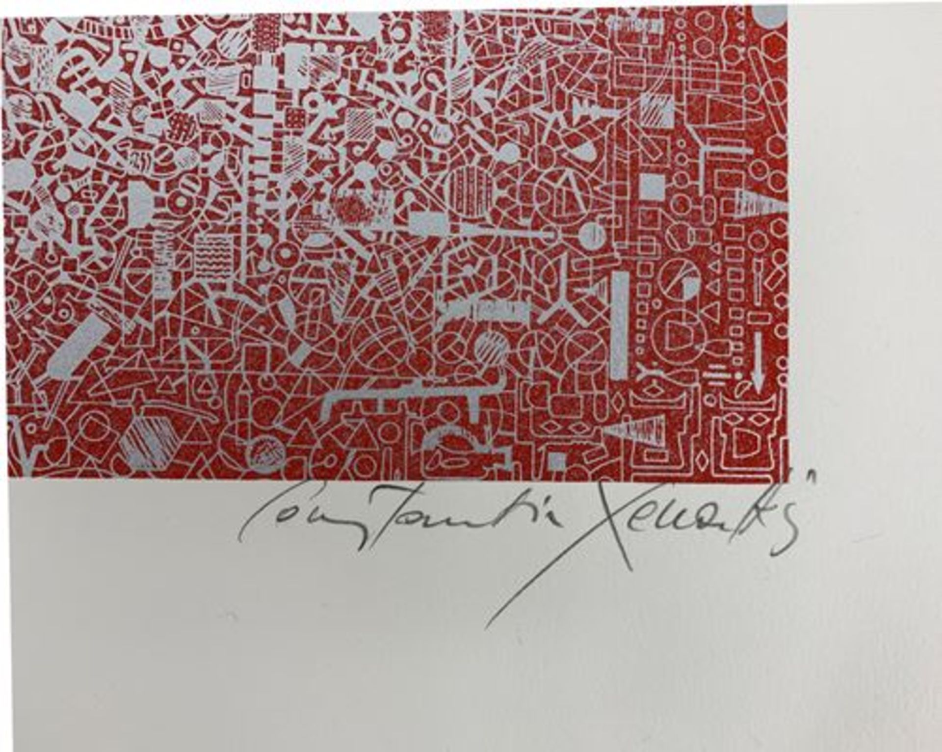 Constantin XENAKIS In Search of Lost Time Original screenprint Signed in [...] - Bild 9 aus 9