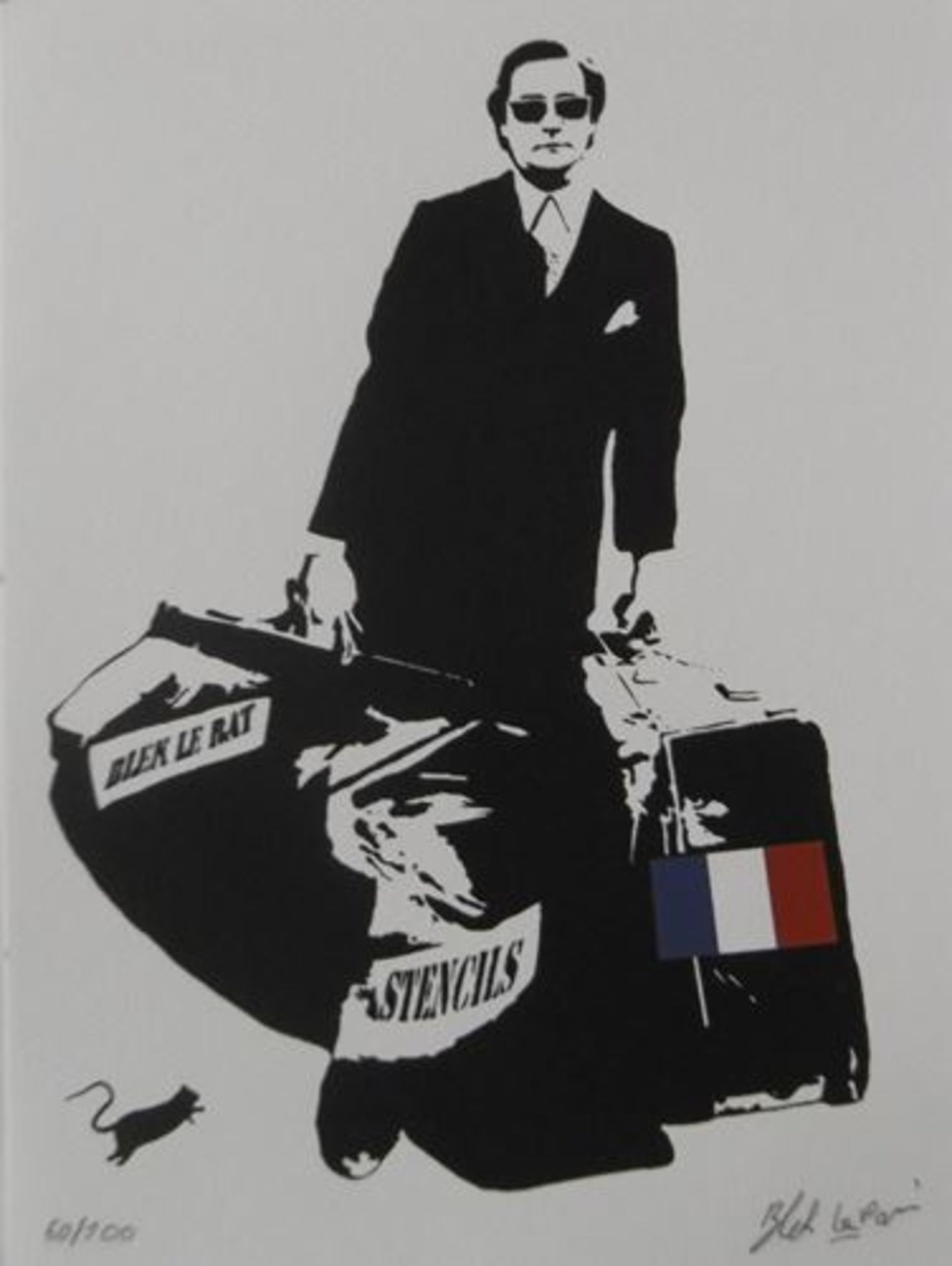 Blek the Rat Man Who Walks Through Walls French edition signed and numbered by the [...]