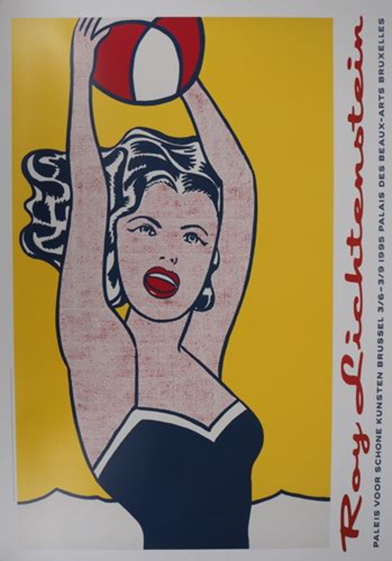 Roy Lichtenstein Balloon girl Original vintage poster (direct spot tone print) On [...]