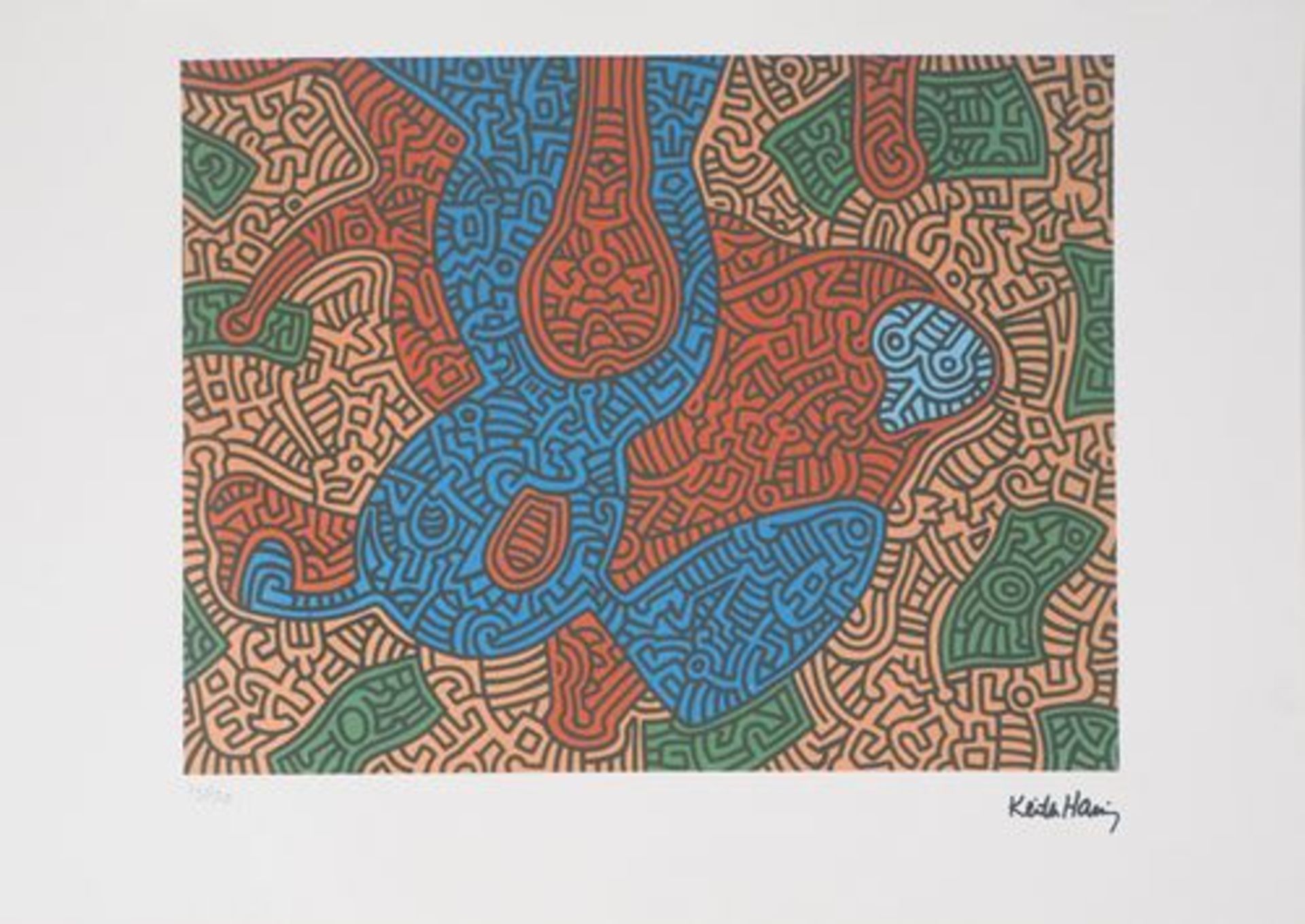 Keith HARING Final Blow Silkscreen on paper Signed on print Keith Haring [...]